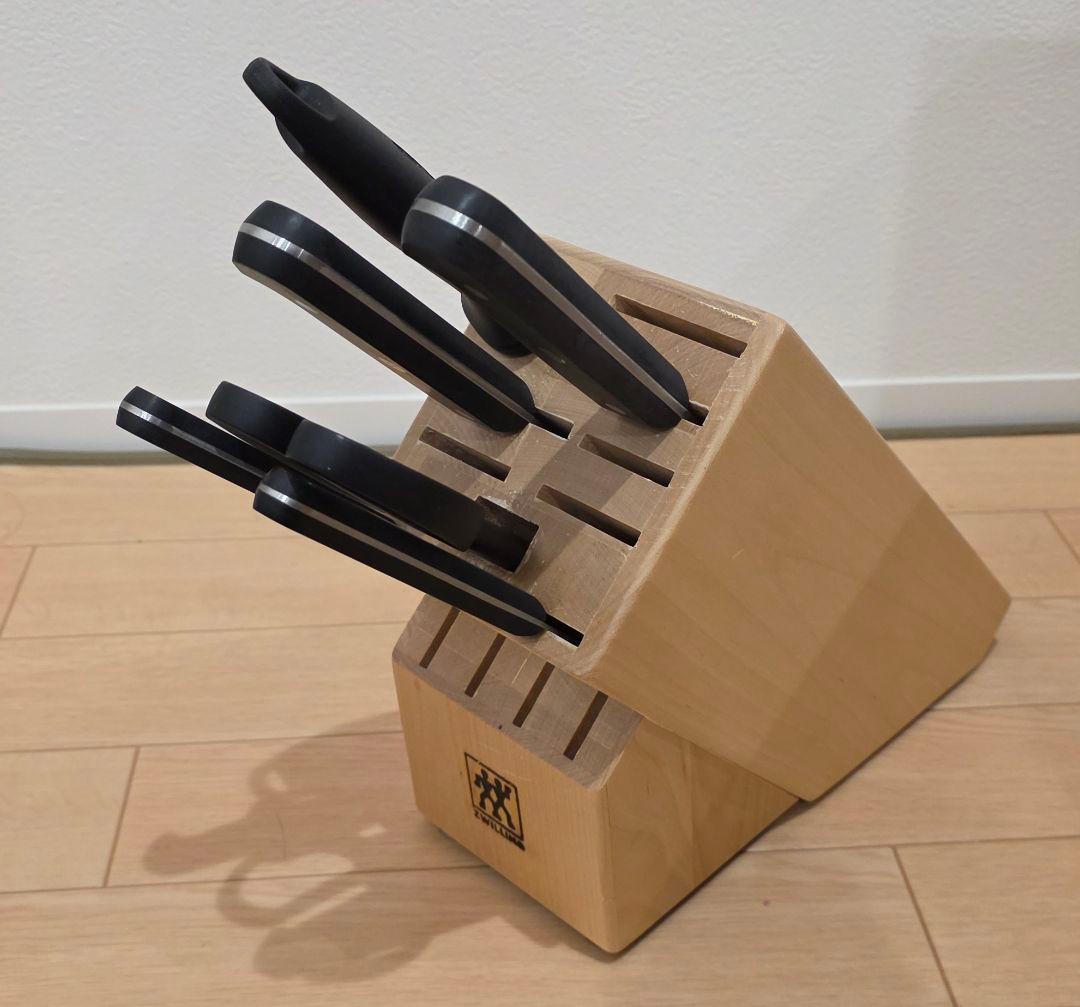 ツヴィリング　包丁＋料理バサミ＋ナイフブロック 7点セット