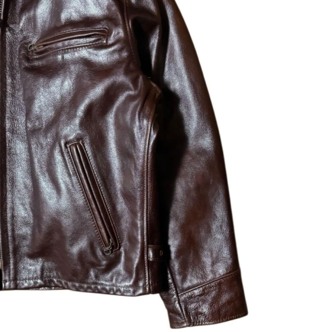 Schott 米国製 ATV101 ボアライナー付 ライダースジャケット 42