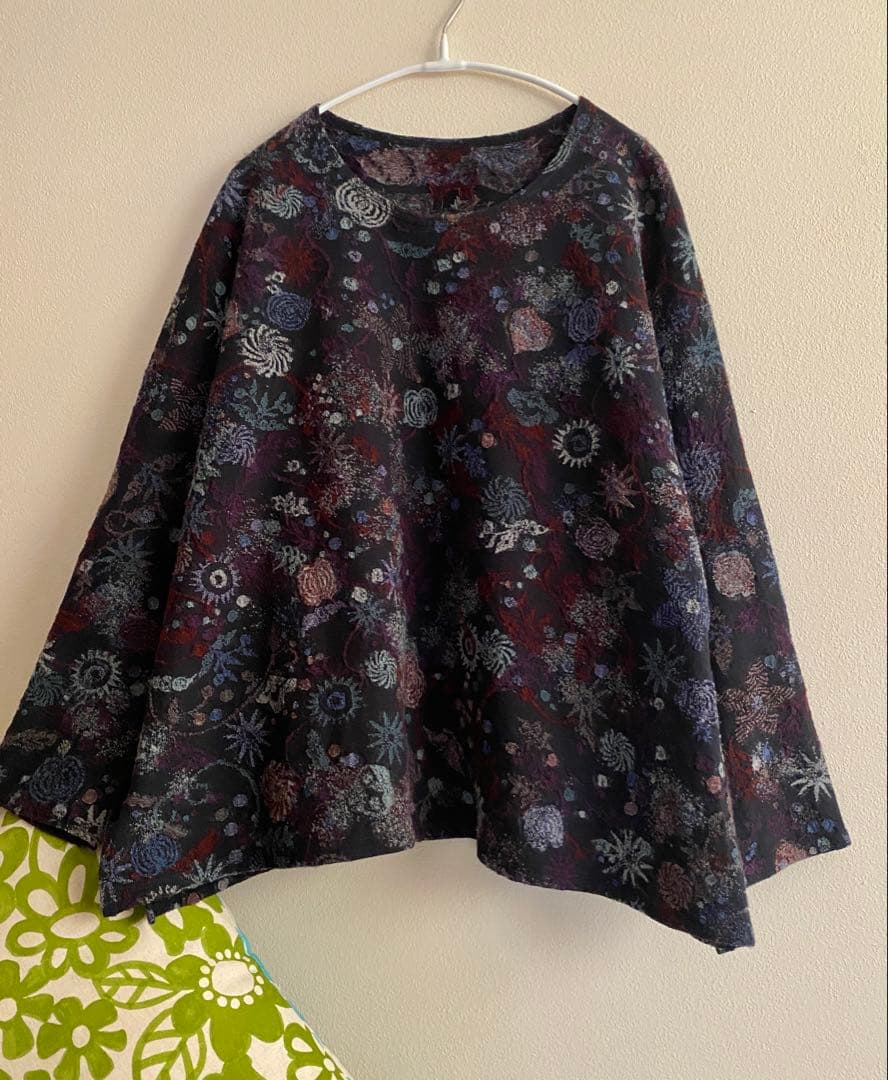 ヨーガンレール　2020SS　\"やぐるま\"　ワイドプルオーバー　ババグーリ