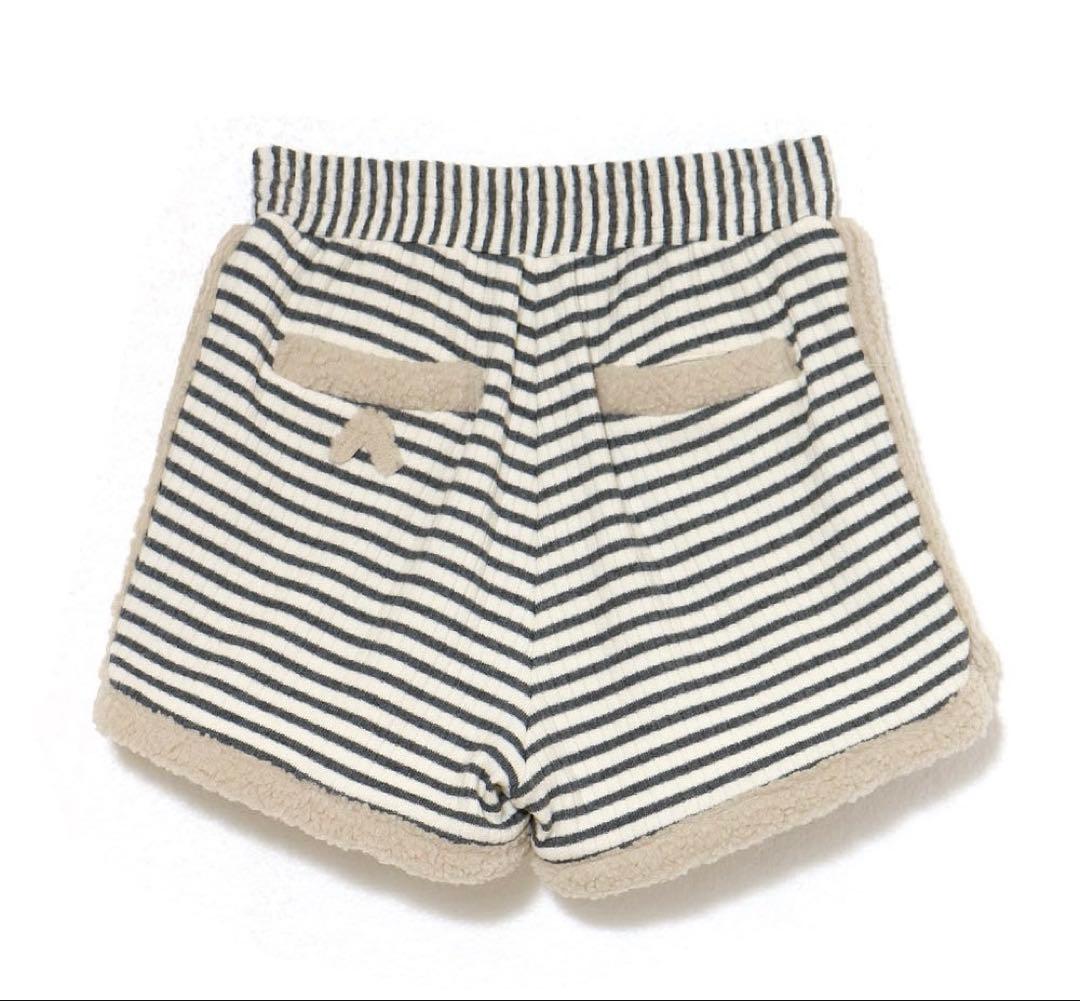 ルームウェア・パジャマ andmary Merry border short pants gray