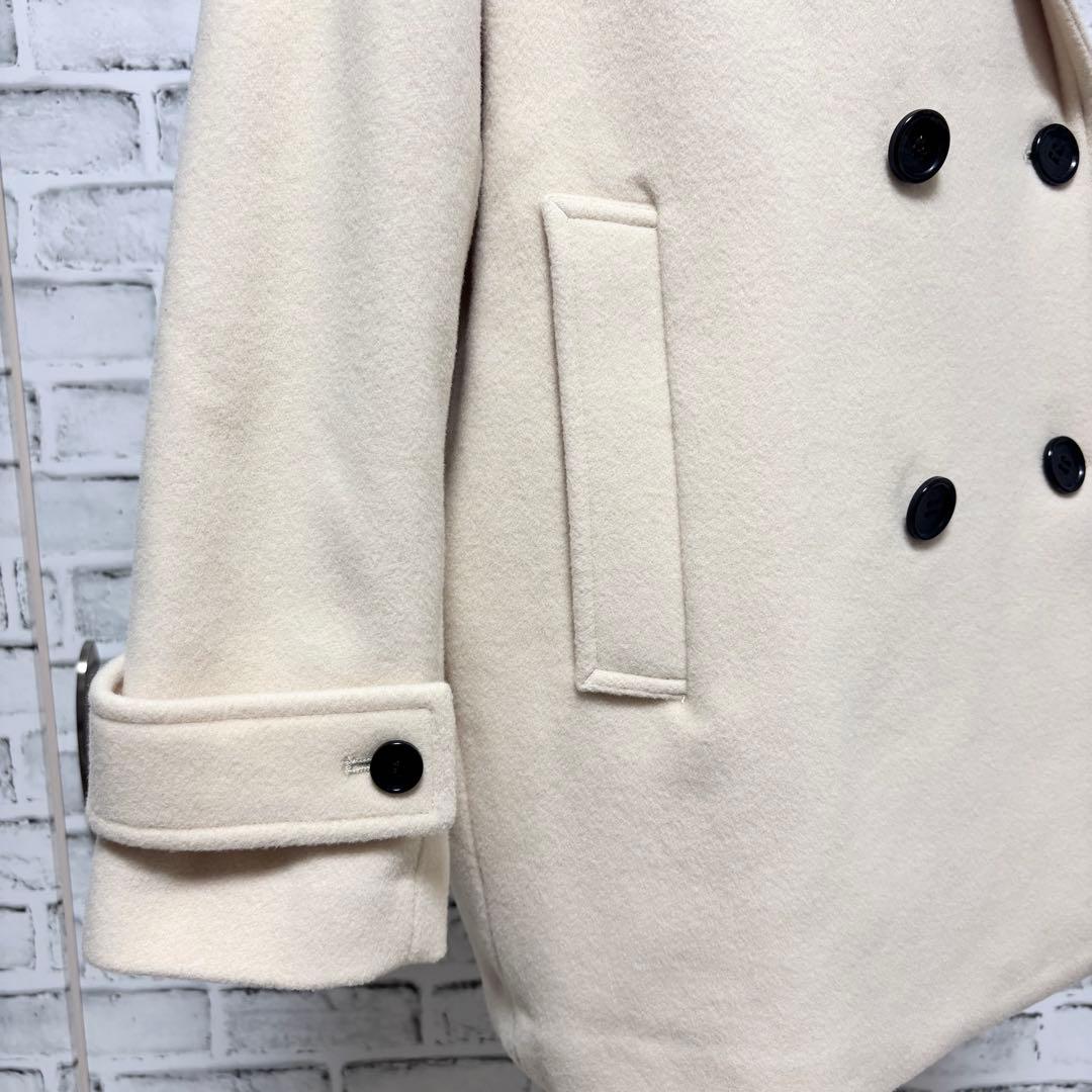 N. Natural Beauty Basic ウールパイルダブルミディコート