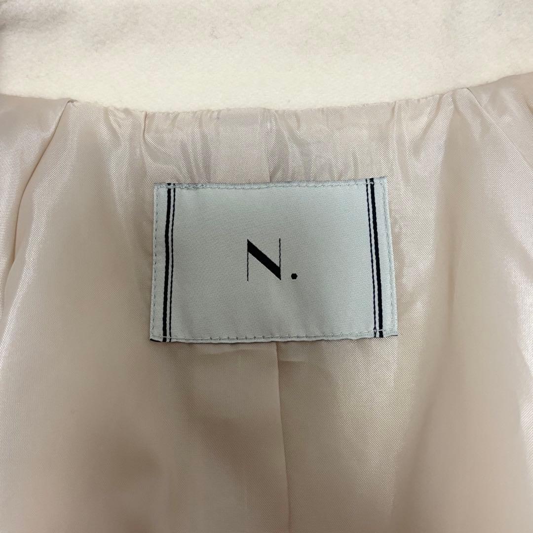 N. Natural Beauty Basic ウールパイルダブルミディコート