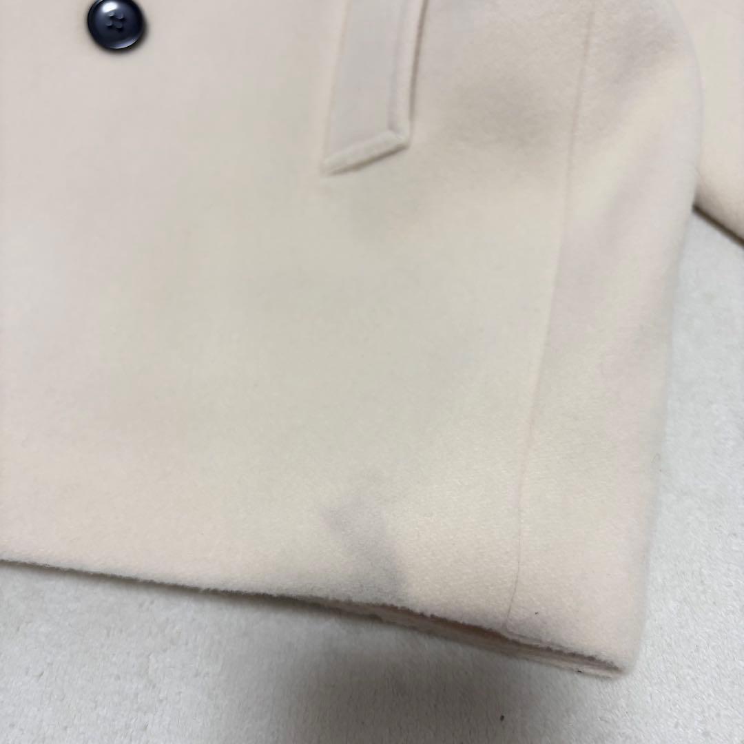 N. Natural Beauty Basic ウールパイルダブルミディコート