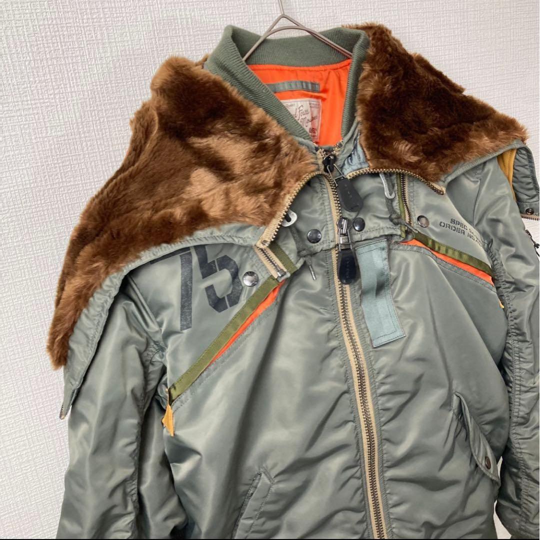 や*す様 AVIREX　MA-1　REMODEL　MARK2　フライトジャケット