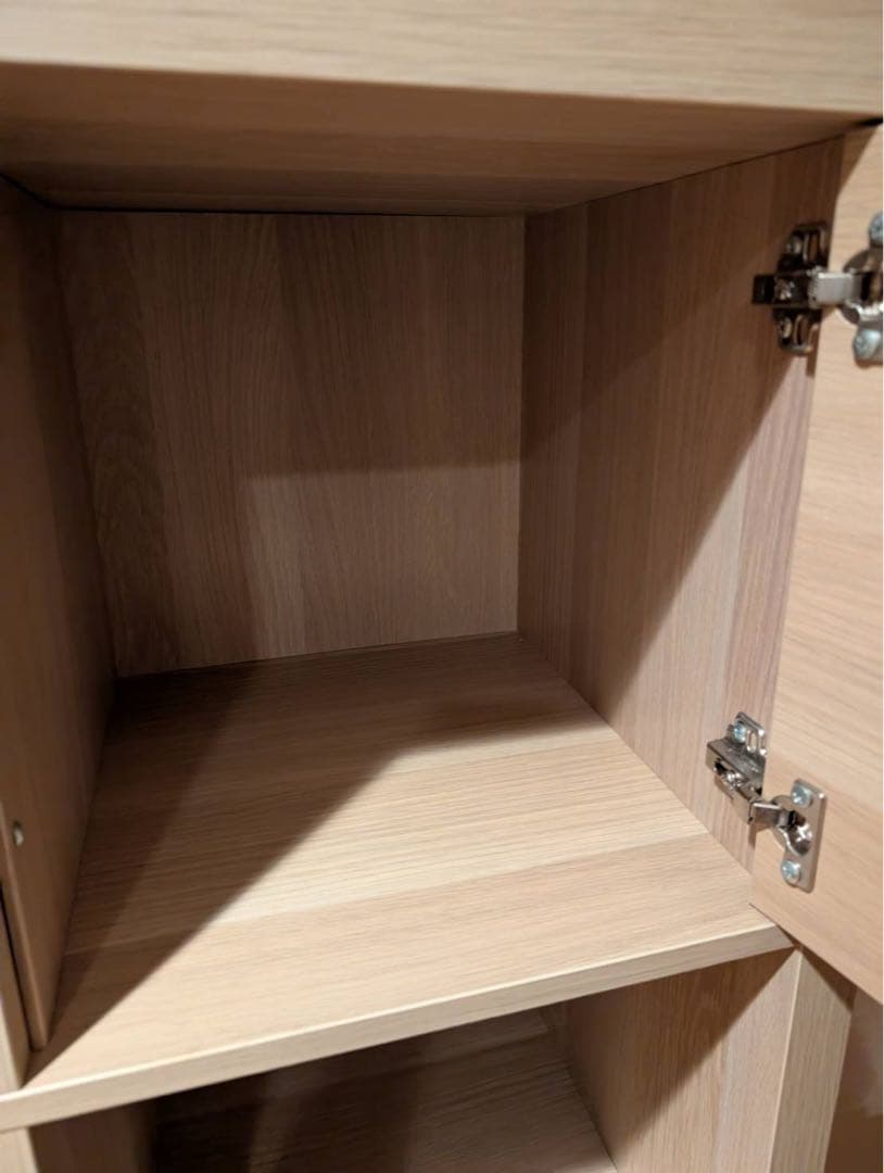 【購入前にコメント】IKEA イケア カラックス 扉 シェルフ 棚家具 ウッド