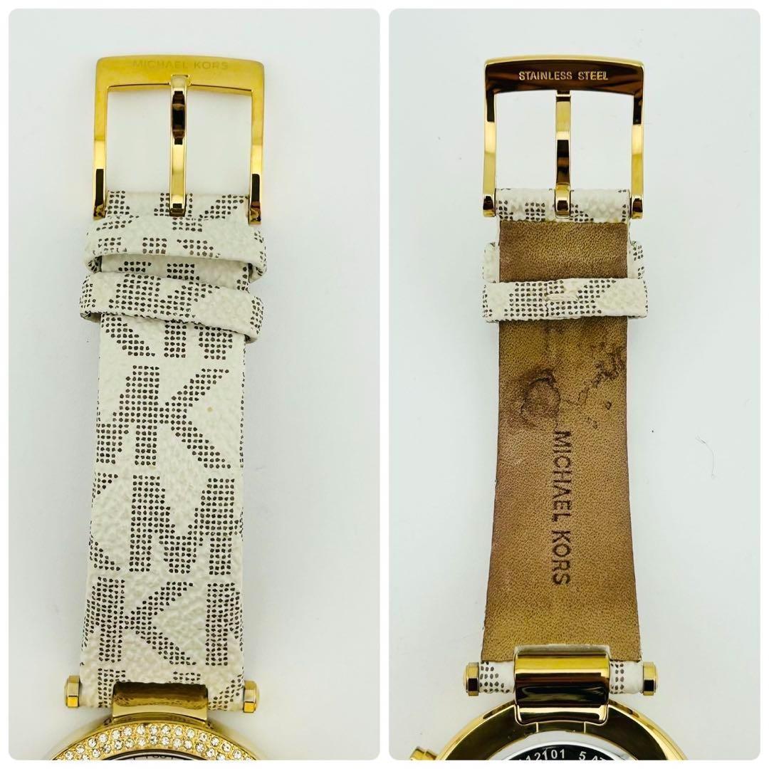 【希少/電池交換済】 MICHAEL KORS 腕時計　デイト　クロノグラフ