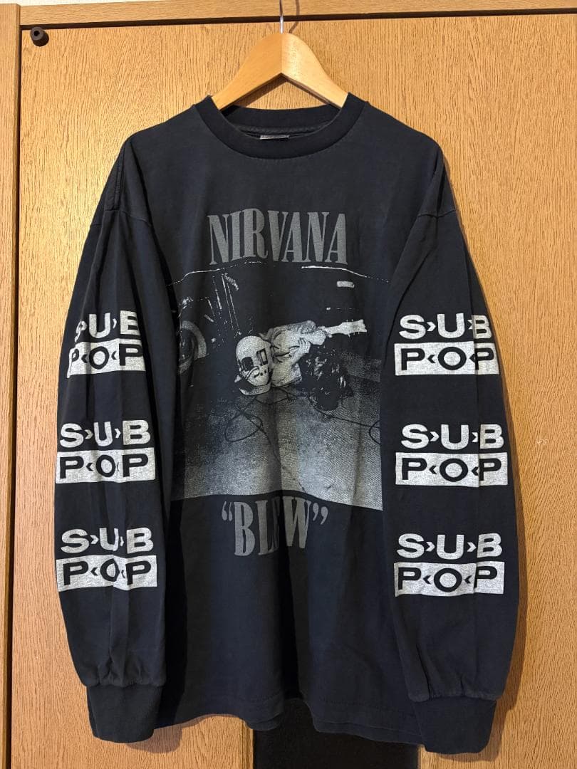 NIRVANA ニルヴァーナ カートコバーン tシャツ ロンT XL 黒