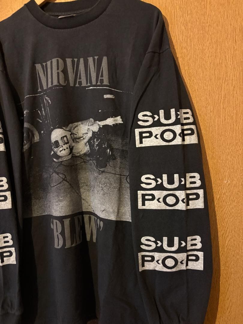 NIRVANA ニルヴァーナ カートコバーン tシャツ ロンT XL 黒