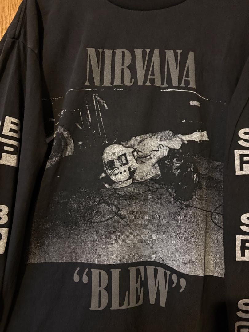 NIRVANA ニルヴァーナ カートコバーン tシャツ ロンT XL 黒