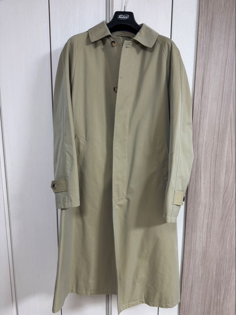 valstar コットンギャバジンステンカラーコート