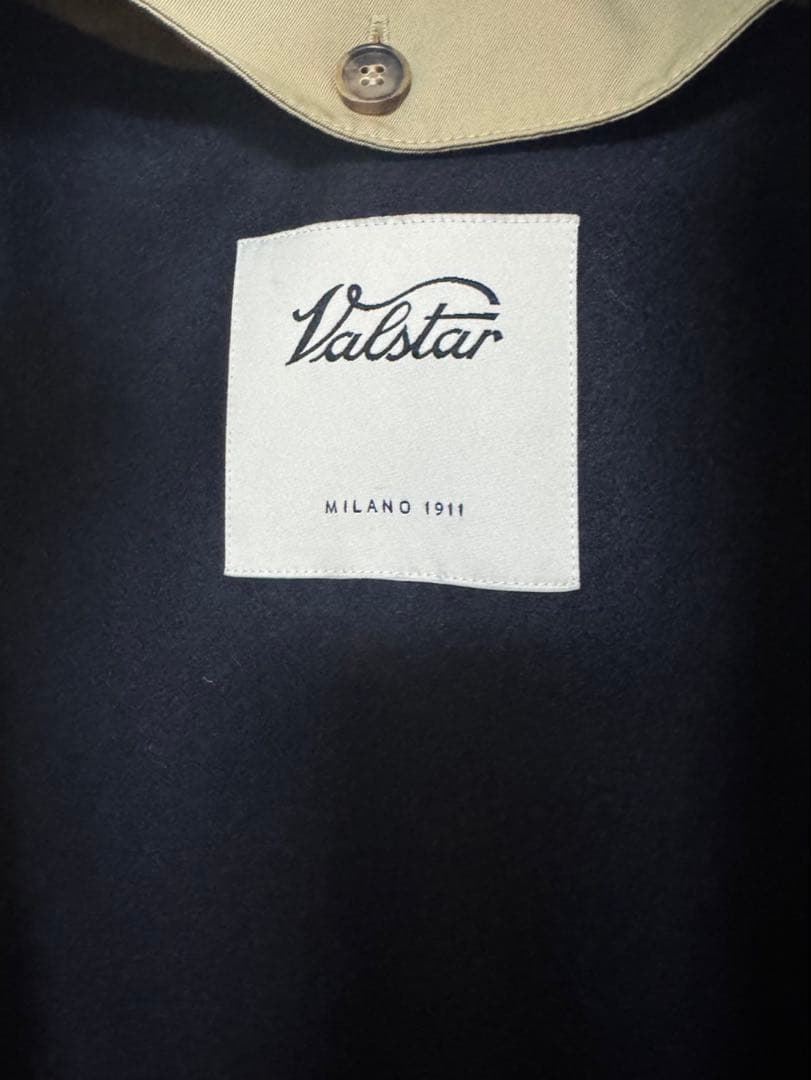 valstar コットンギャバジンステンカラーコート