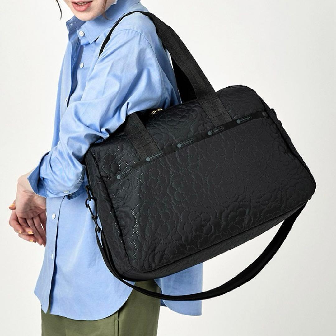 【新品同様】レスポートサック　パフィーブロッサムズボストンバッグ　ハンドバッグ