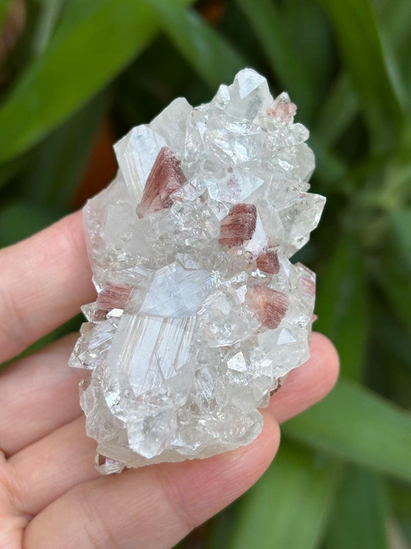 インド産　ダイヤモンドアポフィライト　ヒューランダイト共生　高品質　123g