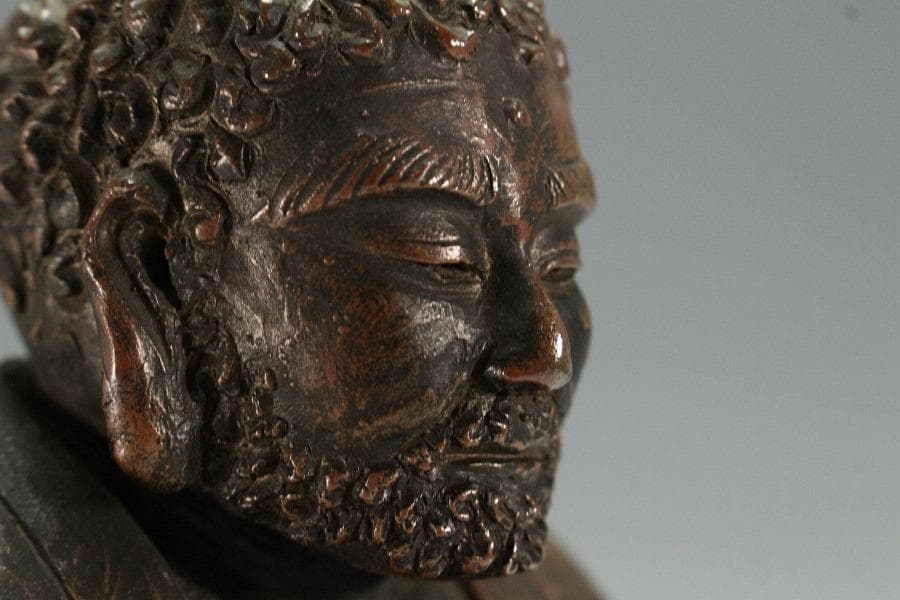 古備前 仏像 時代物(K-XA942)