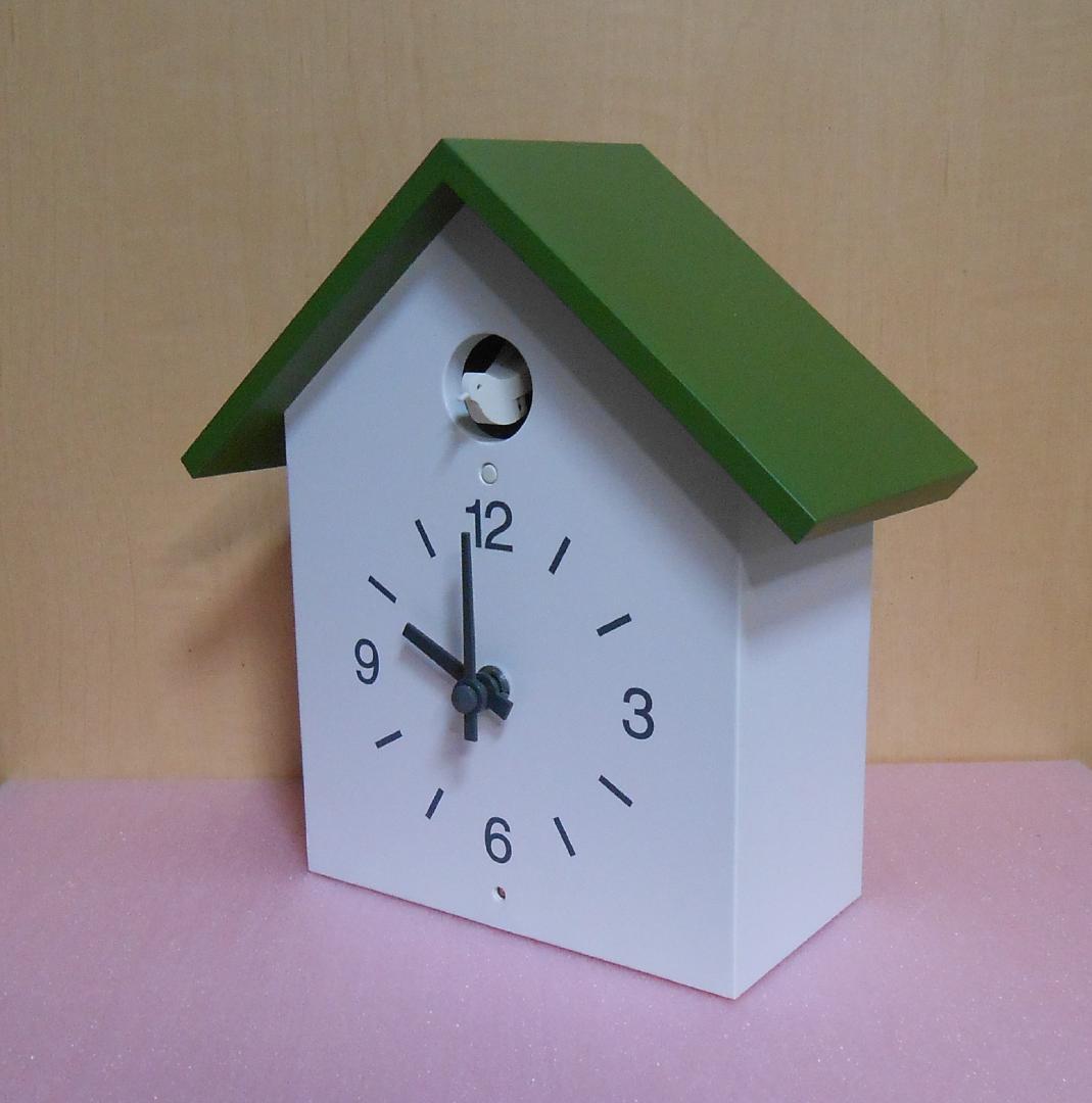 無印良品　鳩時計 大 限定色グリーンＧ－９