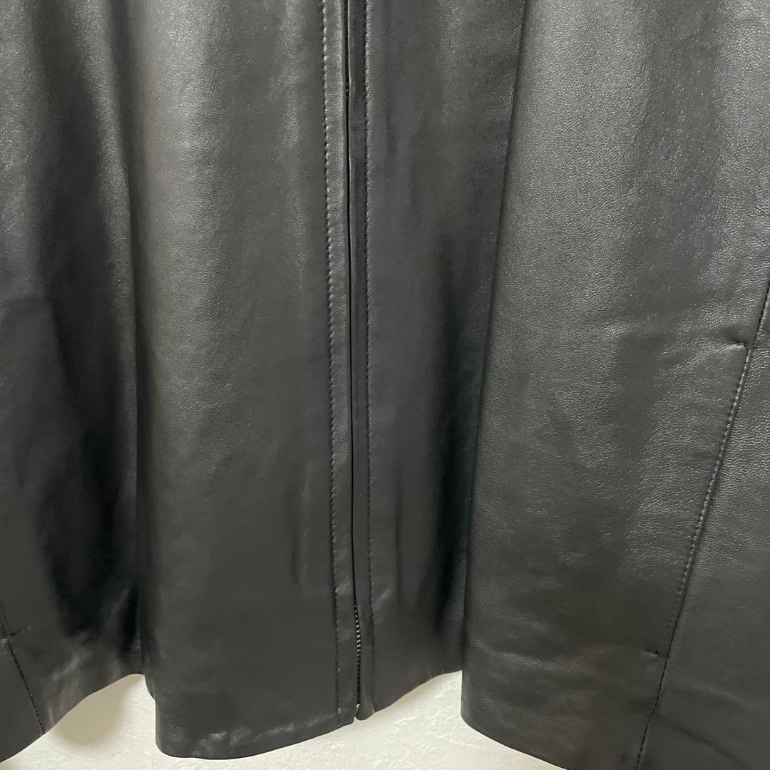 未使用　羊革ジャケット　大きいサイズ5L ラムレザー