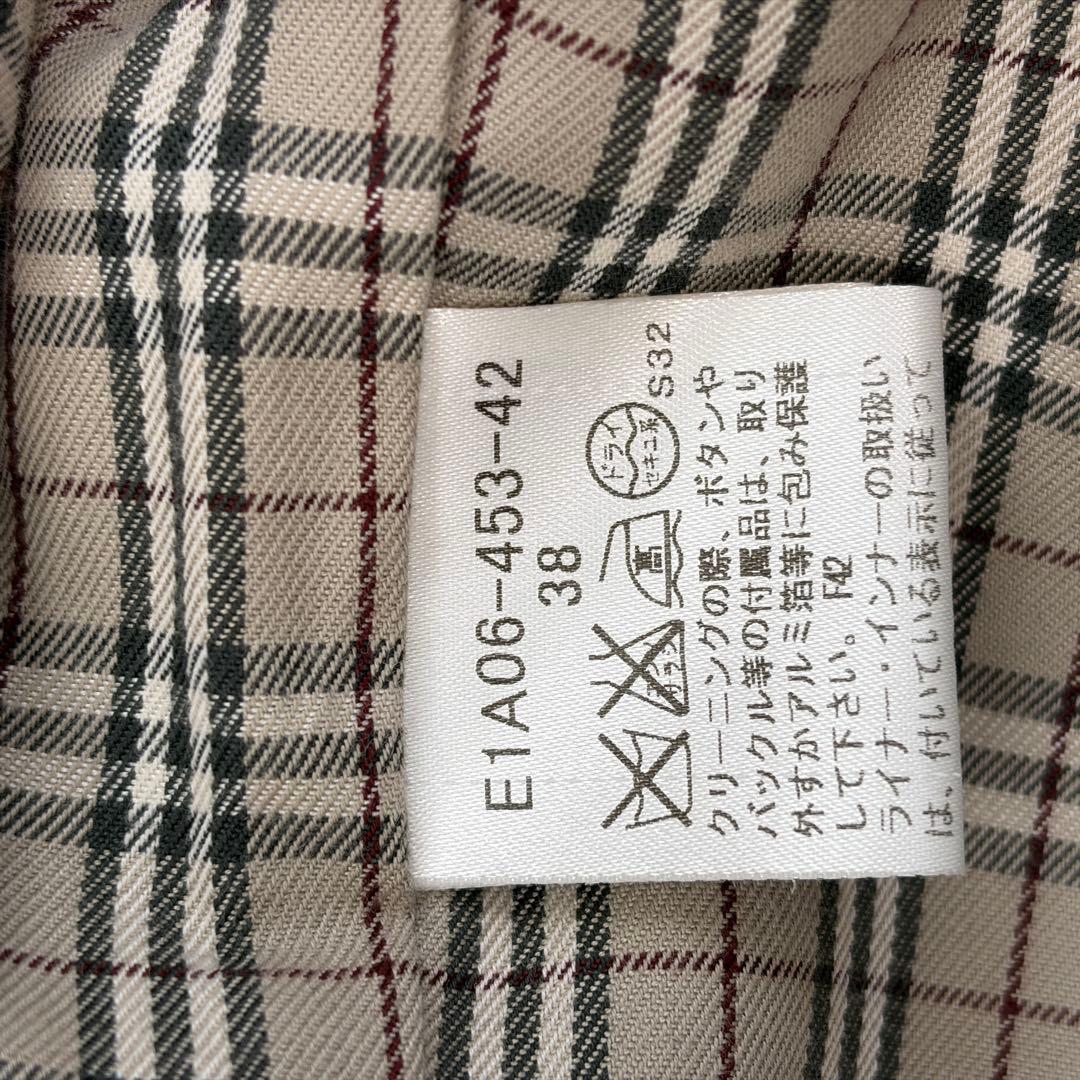 バーバリーブルーレーベル トレンチコート ノバチェック ライナー ベルト