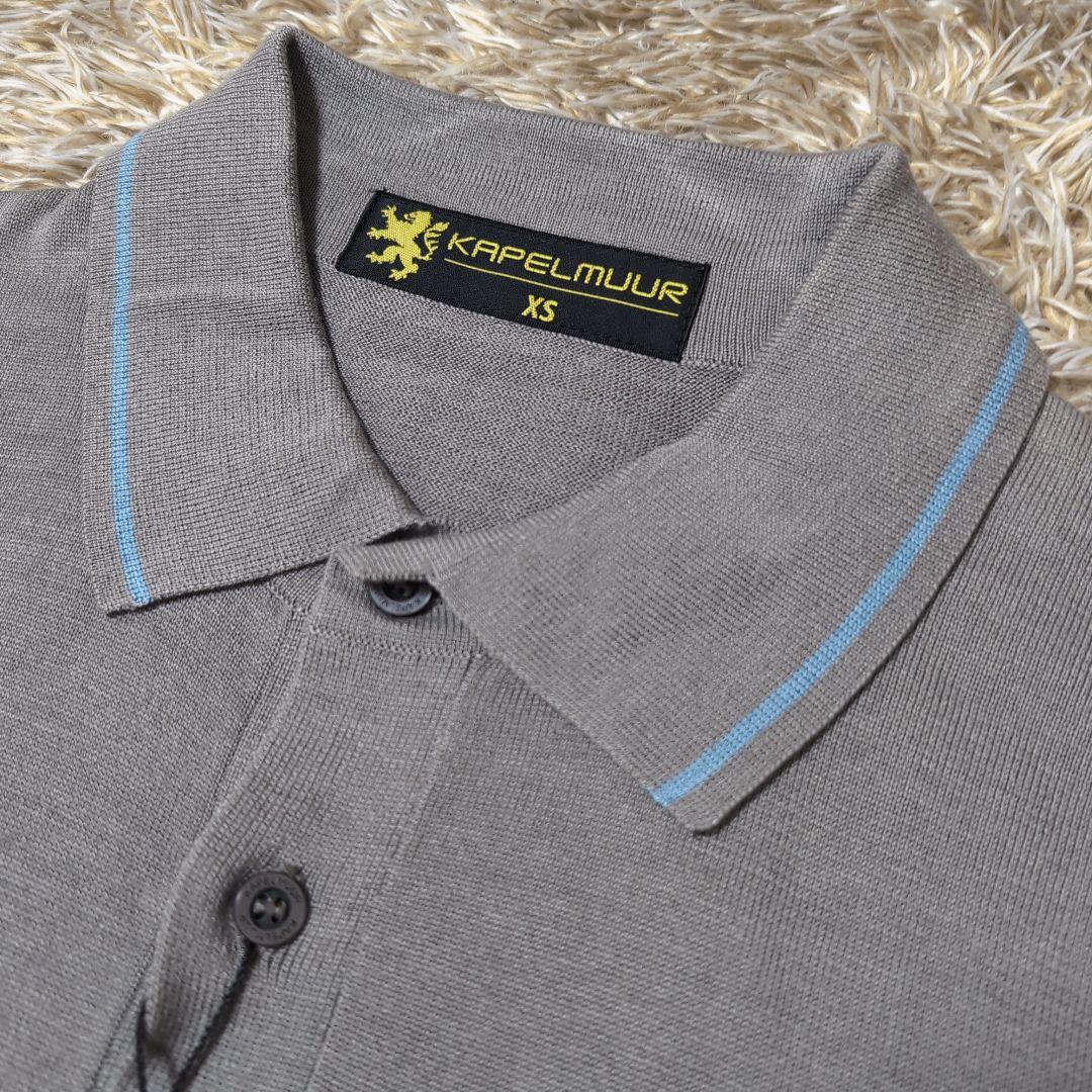 KAPELMUUR 新品未使用 ゴルフウェア ニットポロシャツ XS 色褪せ有