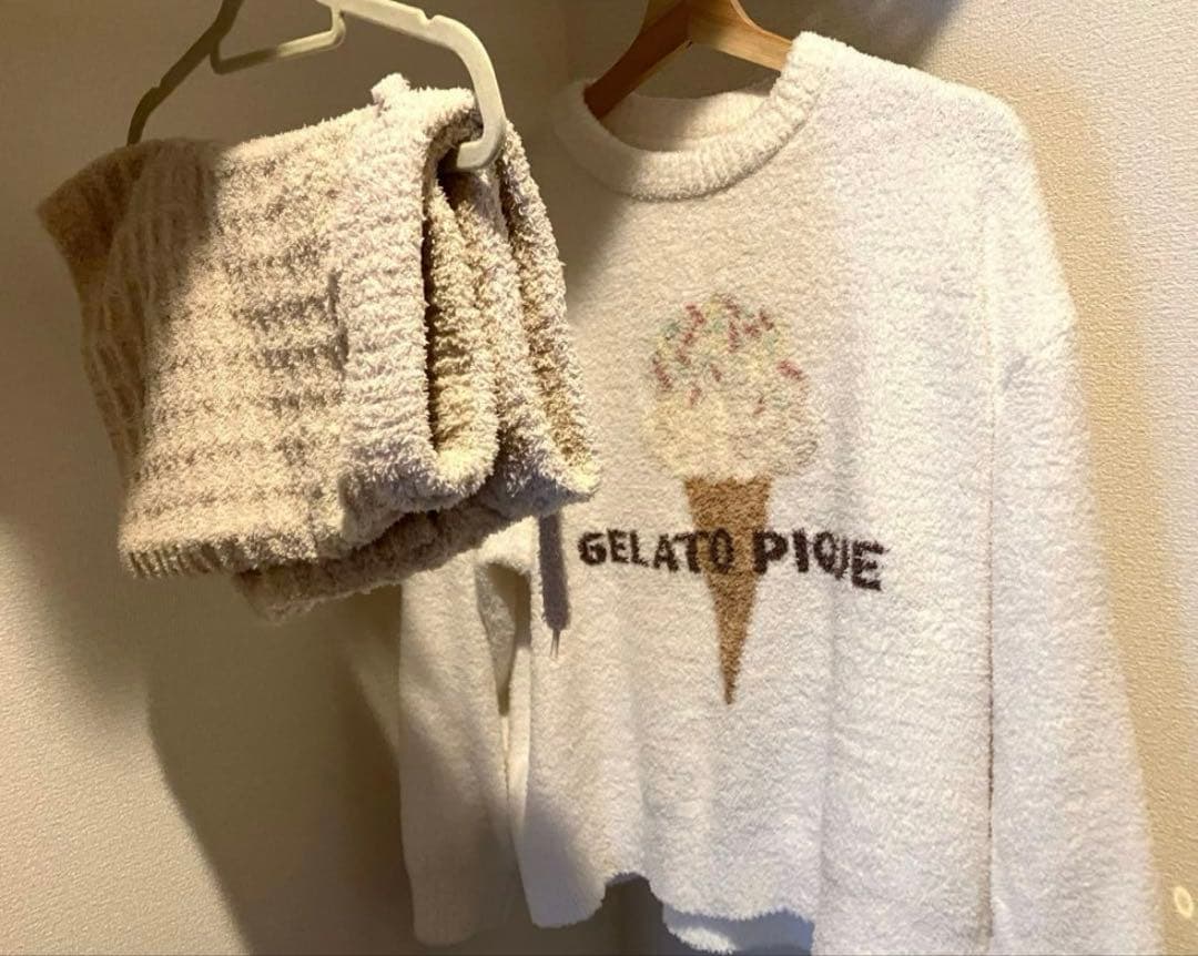GELATO PIQUE アイスクリーム　部屋着、パジャマ ワッフルパンツ❤︎