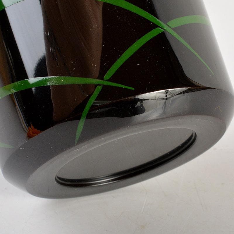 茶道具　中村宗悦作　即中斎好　螺鈿装飾　蛍早苗　雪吹棗　共箱　V　6286