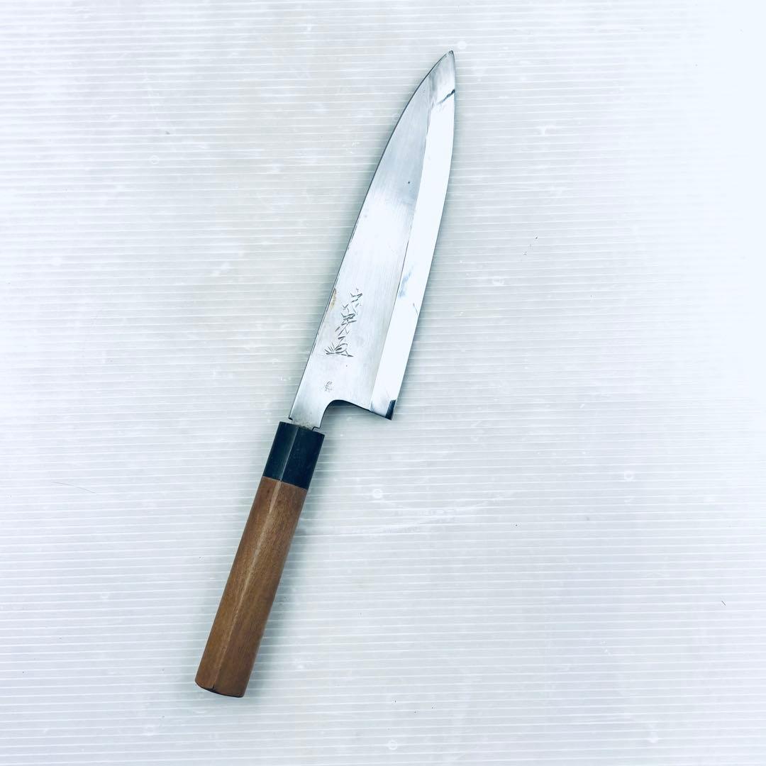 【研ぎ済み】新潟三条　忠房　鋼　身卸し包丁　大型　刃渡り21cm