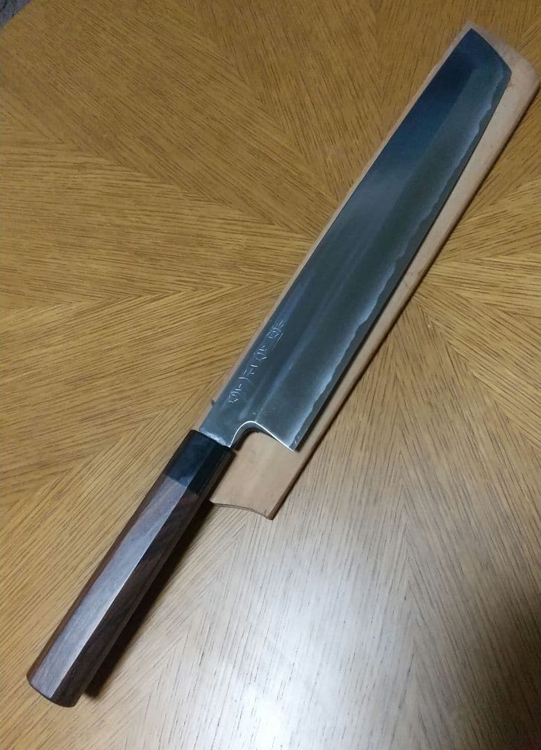 高級 鱧切り包丁 尚台正吉 白紙鋼 尺 八角紫檀柄 名刀
