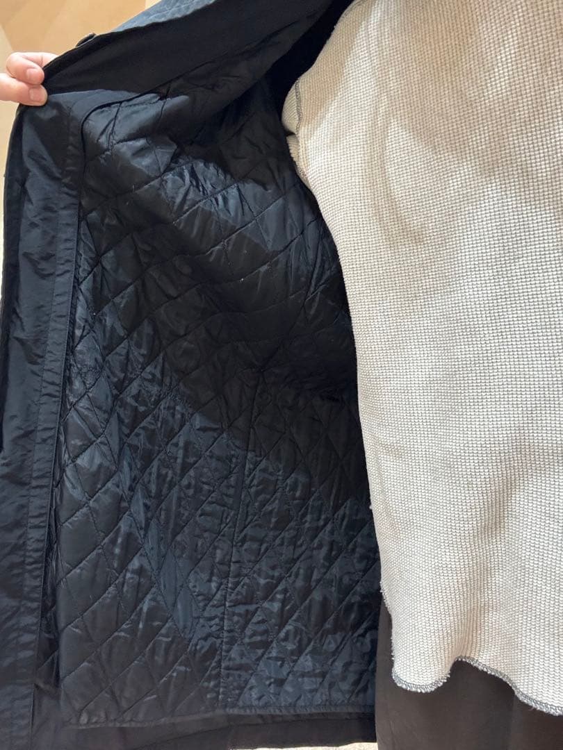 DKNY 90s ライナー付きコットンナイロンコート ブラック Lサイズ