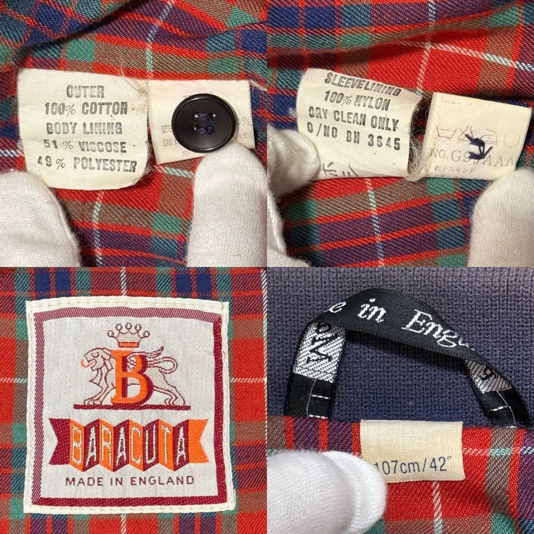 90s バラクータ Baracuta G9 ハリントンジャケット ネイビー L