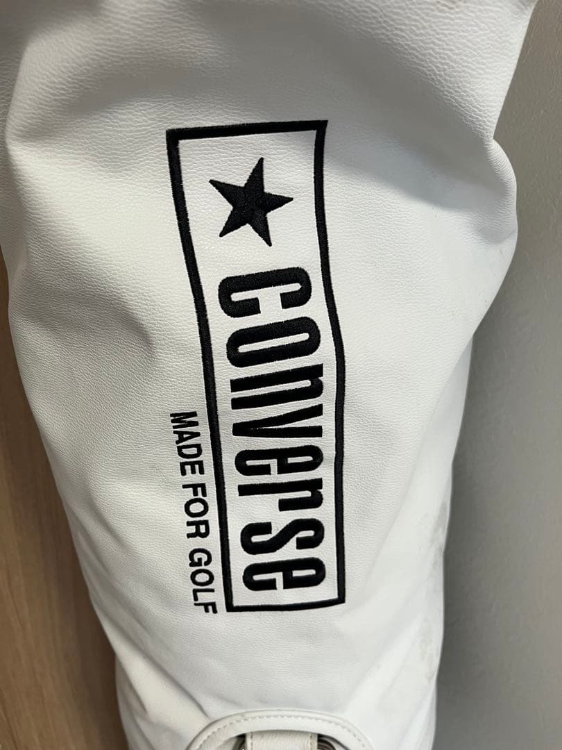 コンバースCONVERSE キャディバッグ ホワイト／グリーン