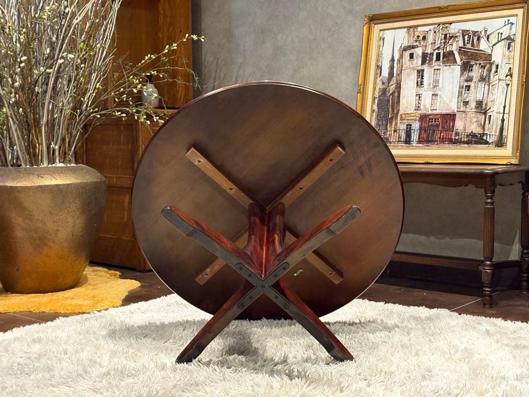 karimoku カリモク　ローテーブル　コーヒーテーブル　アンティーク　SZ