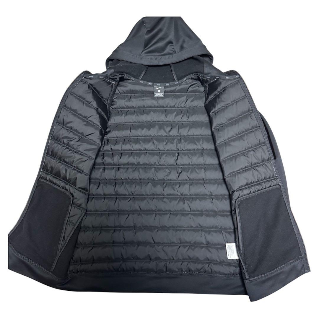 ナイキ M ブラック サーマ フィット フルジップ WNTRZD 中綿ジャケット