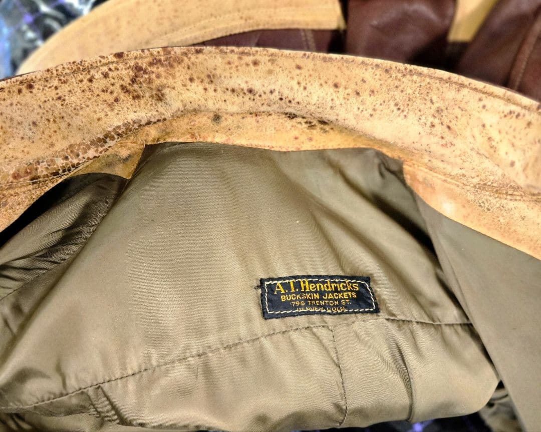 J*K様 40年代 H.T. Hendrick バックスキン レザー スポーツジ
