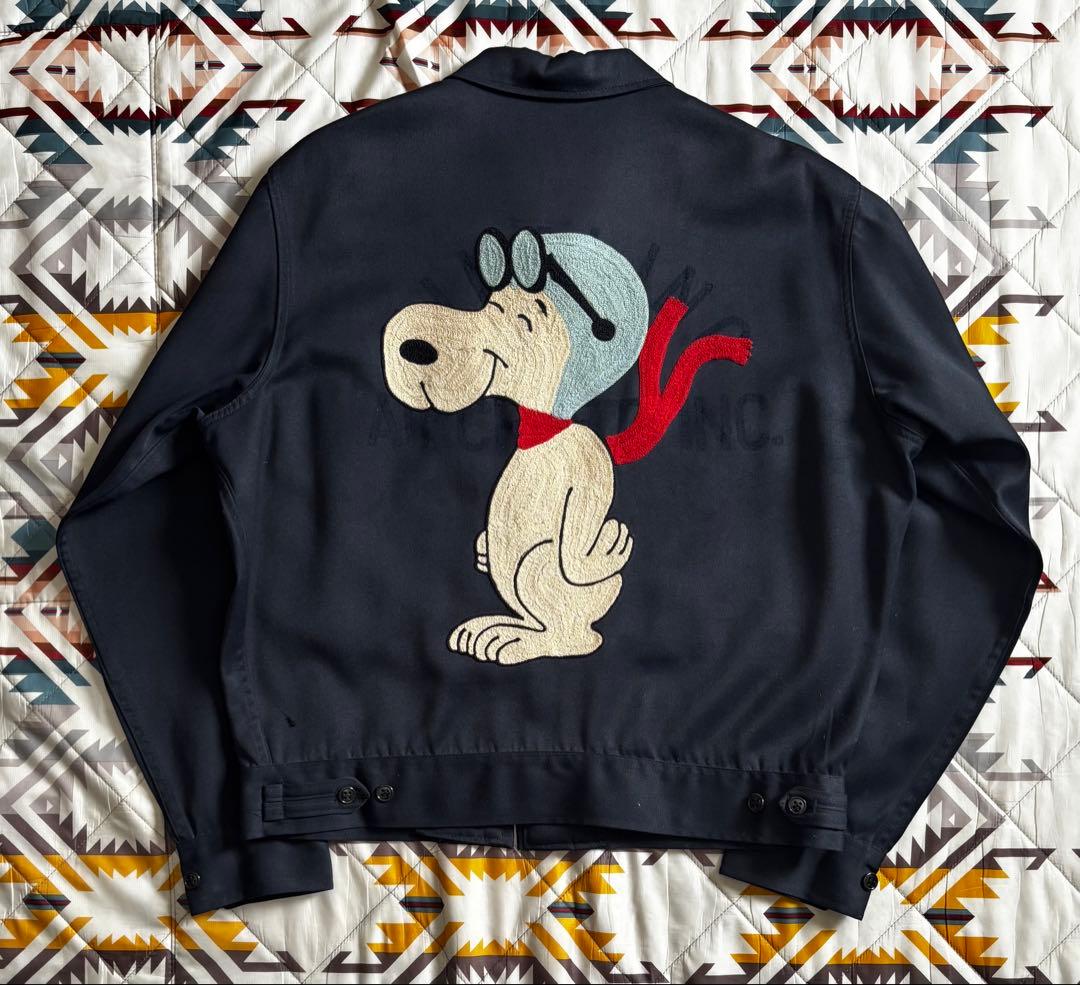 は*る様 60s スヌーピー　スーベニアジャケット　ベトジャン　ミリタリー