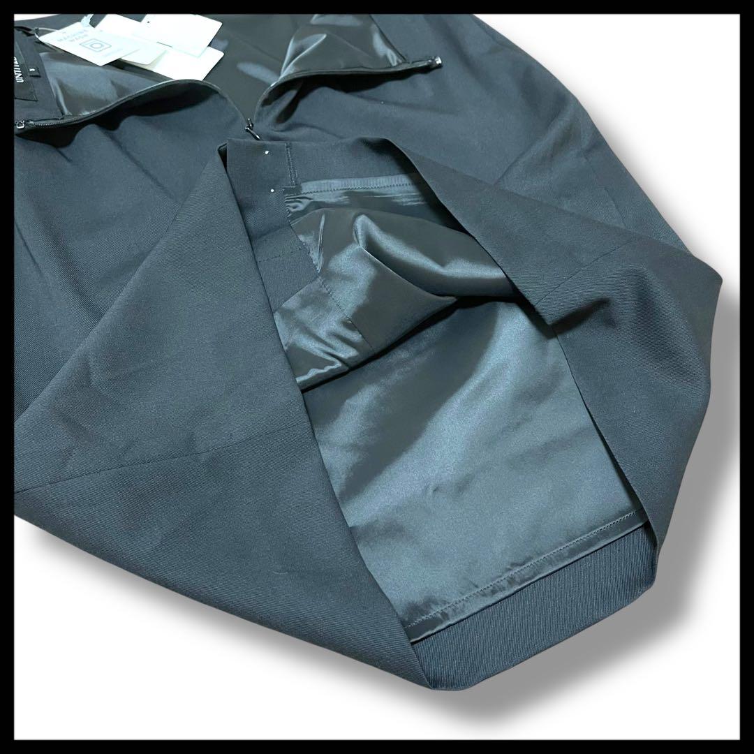 新品タグ付き　アンタイトル　スーツセットアップ 黒 L パンツスカート上下