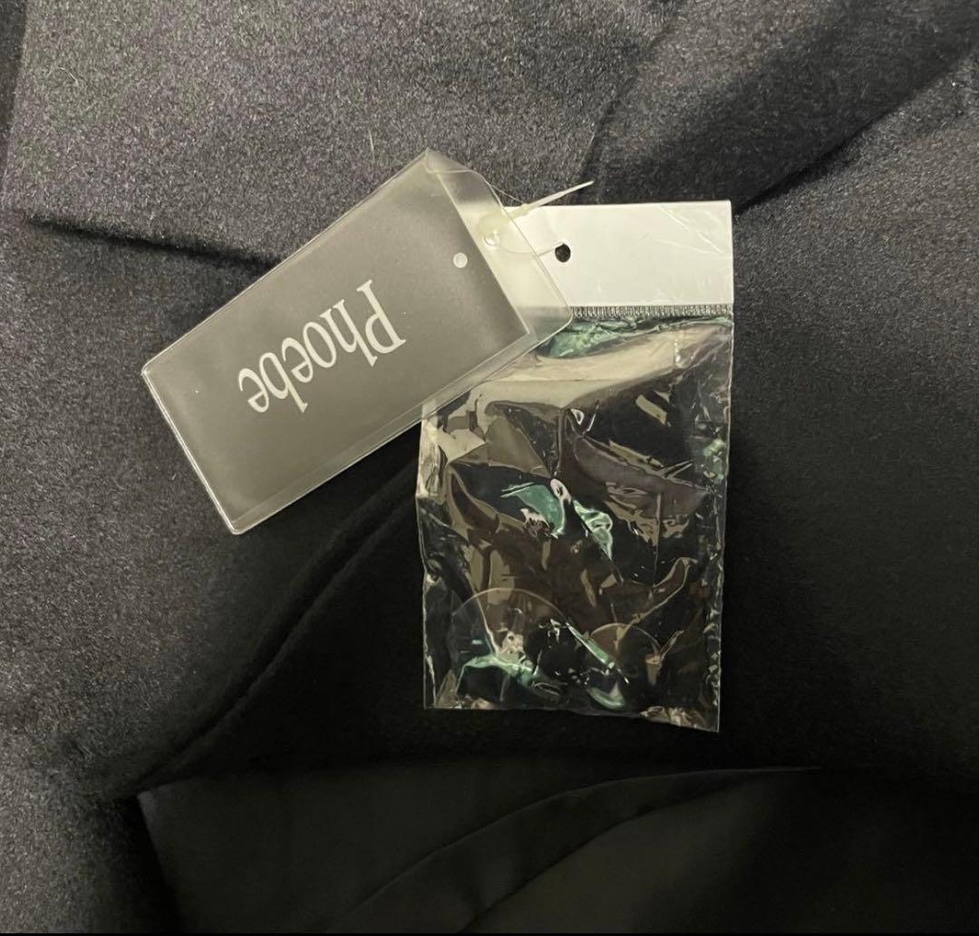 カシミヤ95%×マキシ丈比翼 ロングチェスターコート L