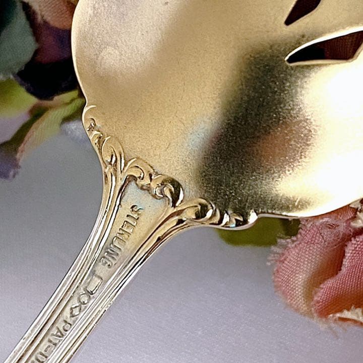 ◎米国製 Dominick＆Haff 19世紀後半 銀製ティーストレーナー 美品