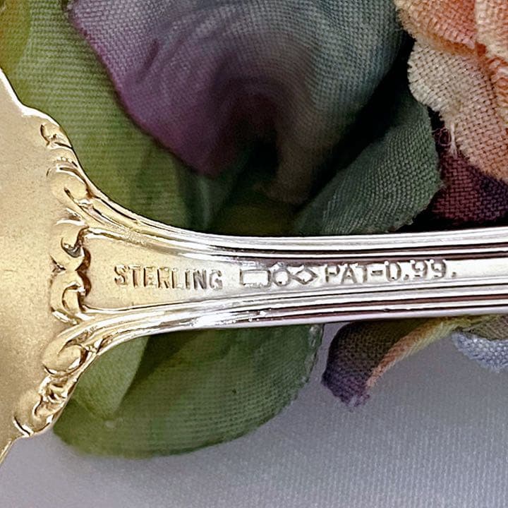 ◎米国製 Dominick＆Haff 19世紀後半 銀製ティーストレーナー 美品