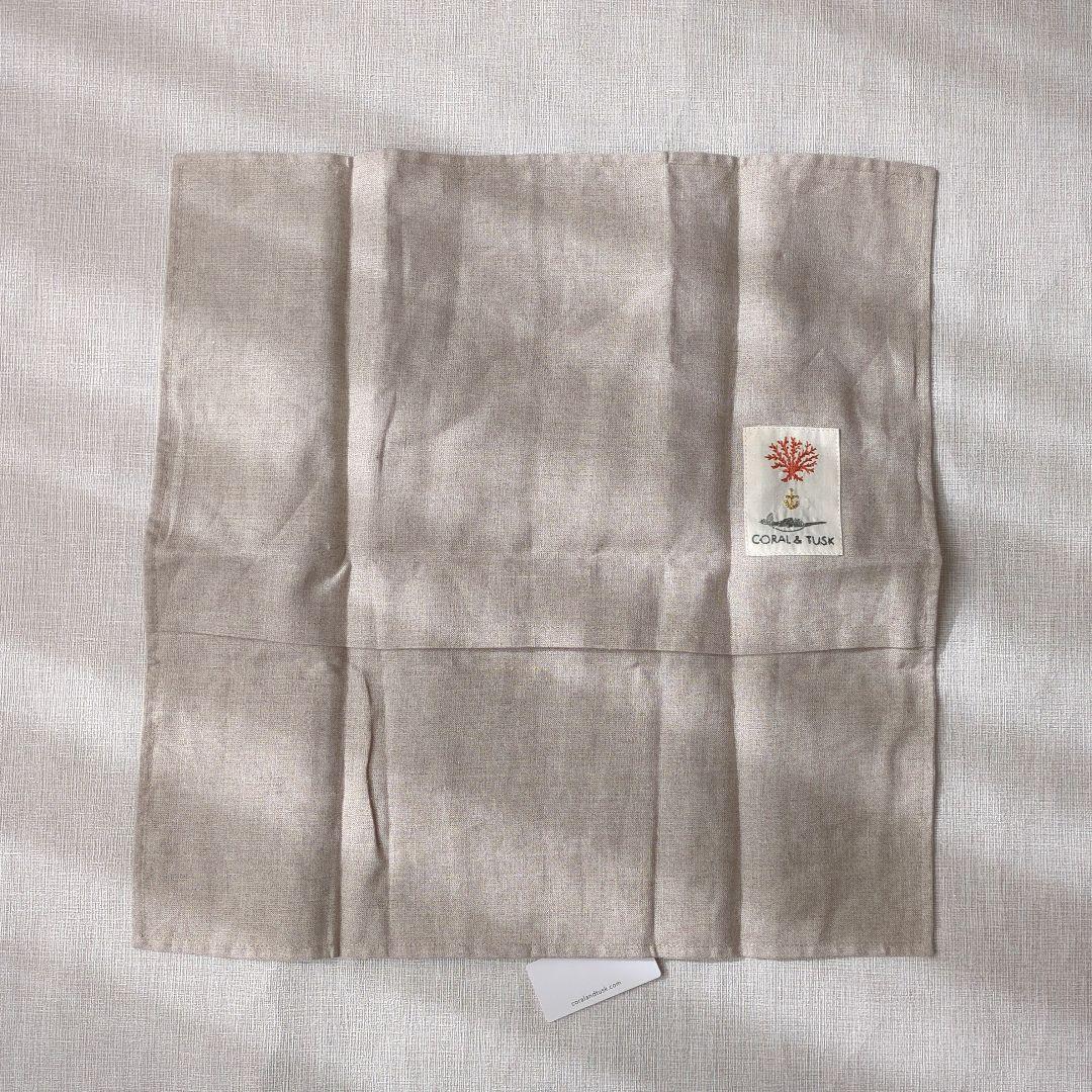 新品タグ付　CORAL&TUSK　コーラルアンドタスク　命の木　クッションカバー