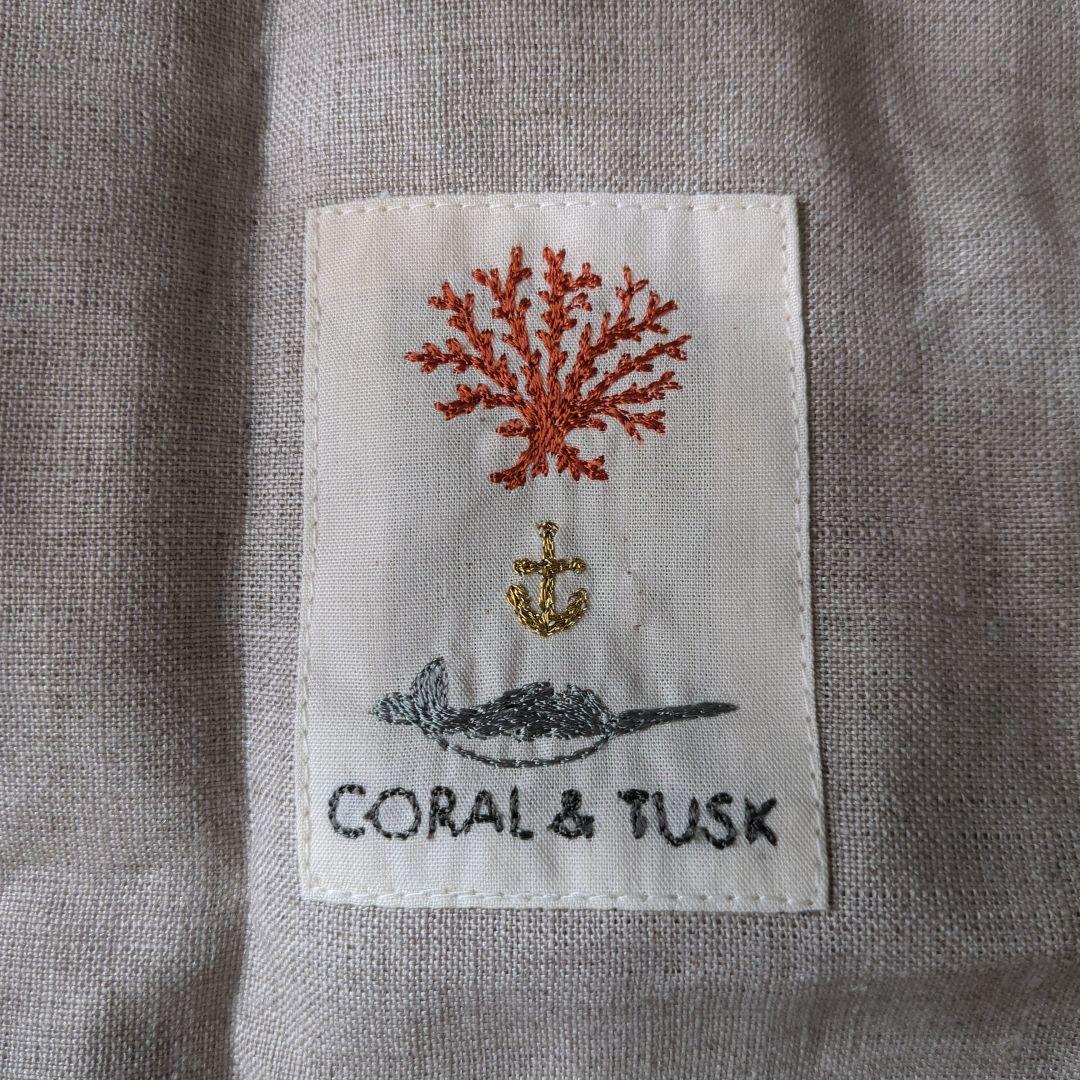新品タグ付　CORAL&TUSK　コーラルアンドタスク　命の木　クッションカバー