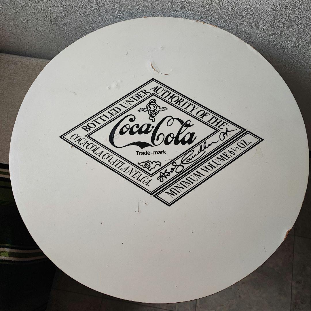 CocaCola ビンテージ カフェテーブル サイドテーブル W450 H640