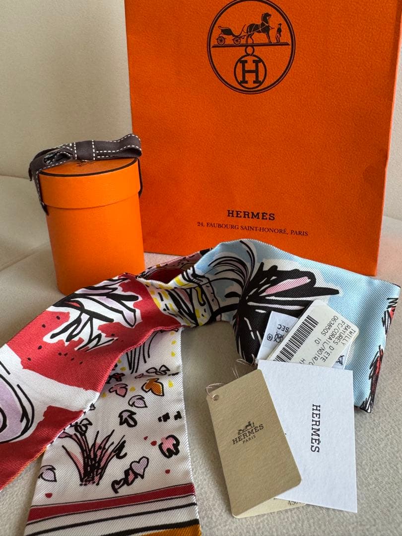 [新品] HERMESエルメス ツイリー RAYURES D'ETE