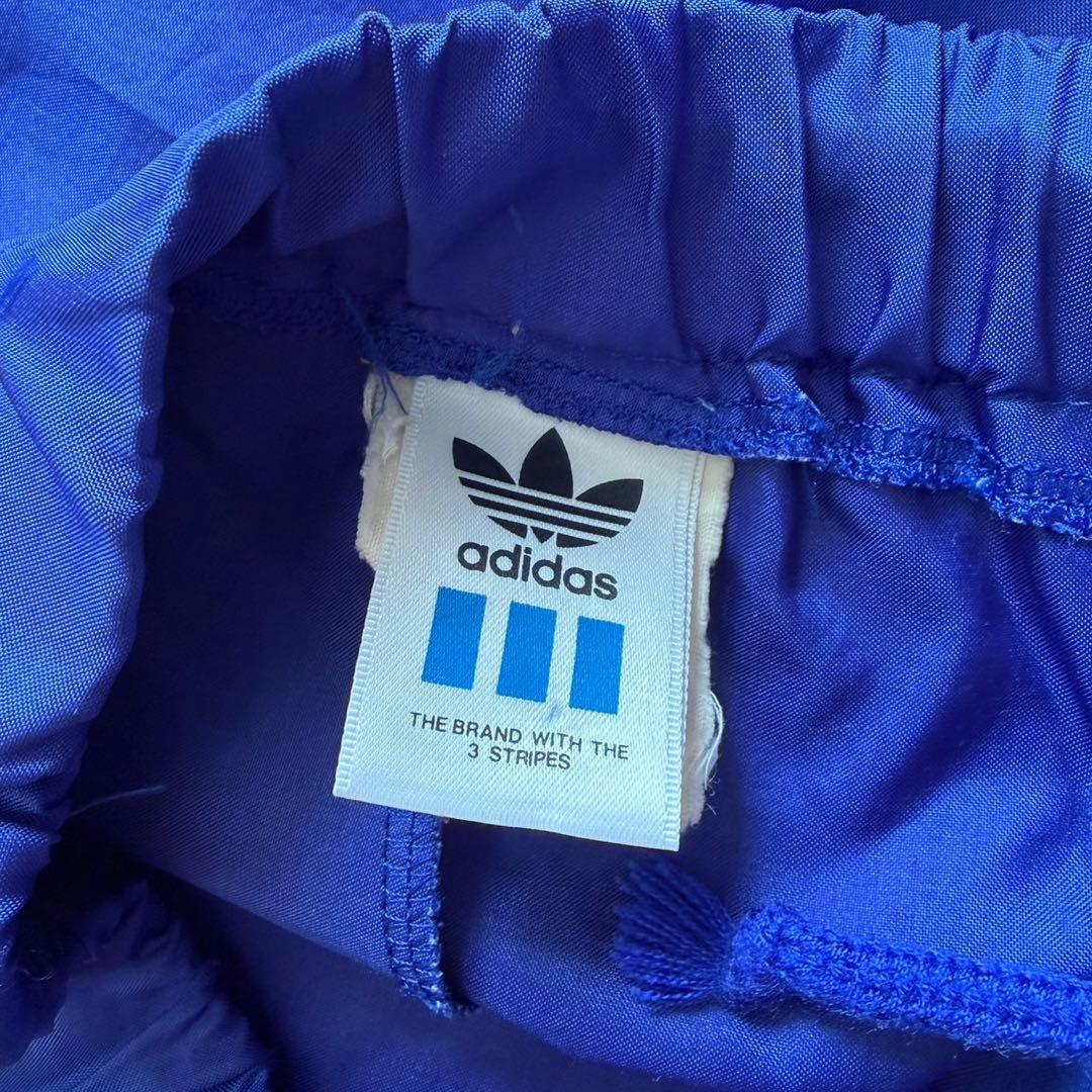 美品 90's adidas アディダス ナイロン 上下セット デサント製 Ｌ