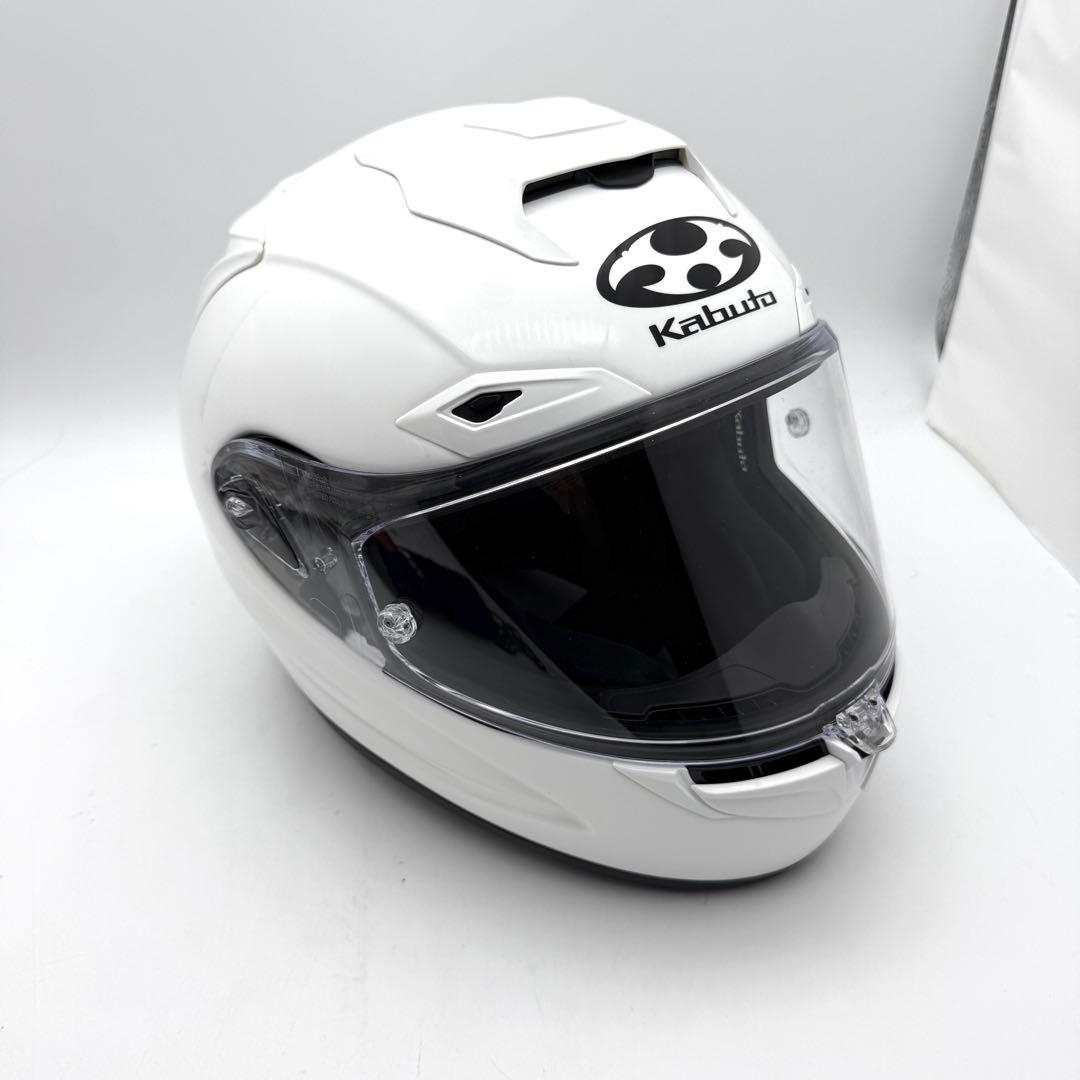 OGK Kabuto F-17 フルフェイスヘルメット M白 2023年製 美品