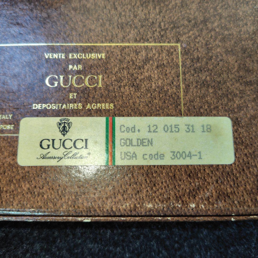 希少 箱付 オールドグッチ GUCCI キーリング カラビナ ゴールド
