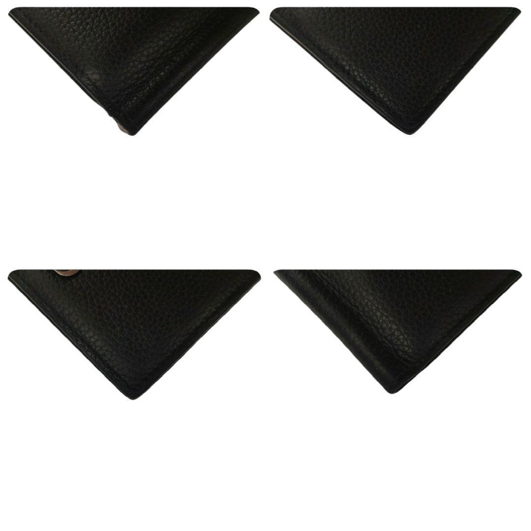 ディオール　マネークリップ　折り財布　ブラック　CDアイコン