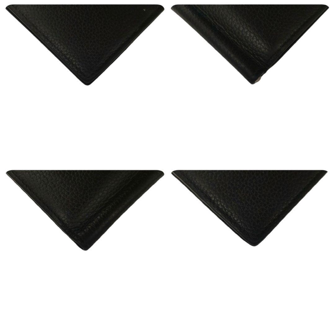 ディオール　マネークリップ　折り財布　ブラック　CDアイコン