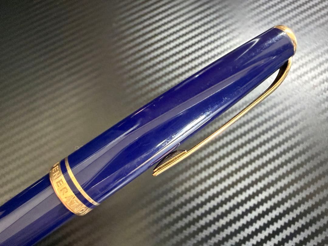 極美品 モンブラン ジェネレーション ネイビー F 細字 万年筆