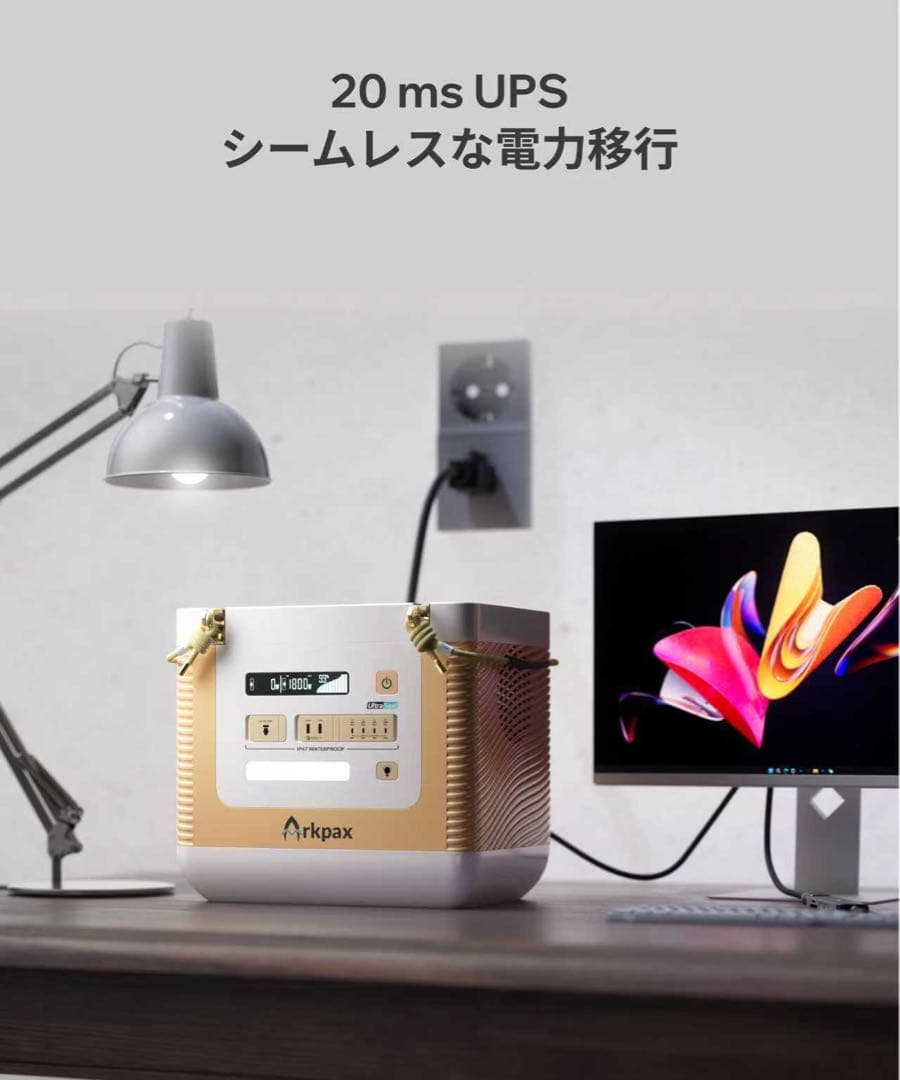 Arkpax Ark 1800W ポータブルパワーステーション