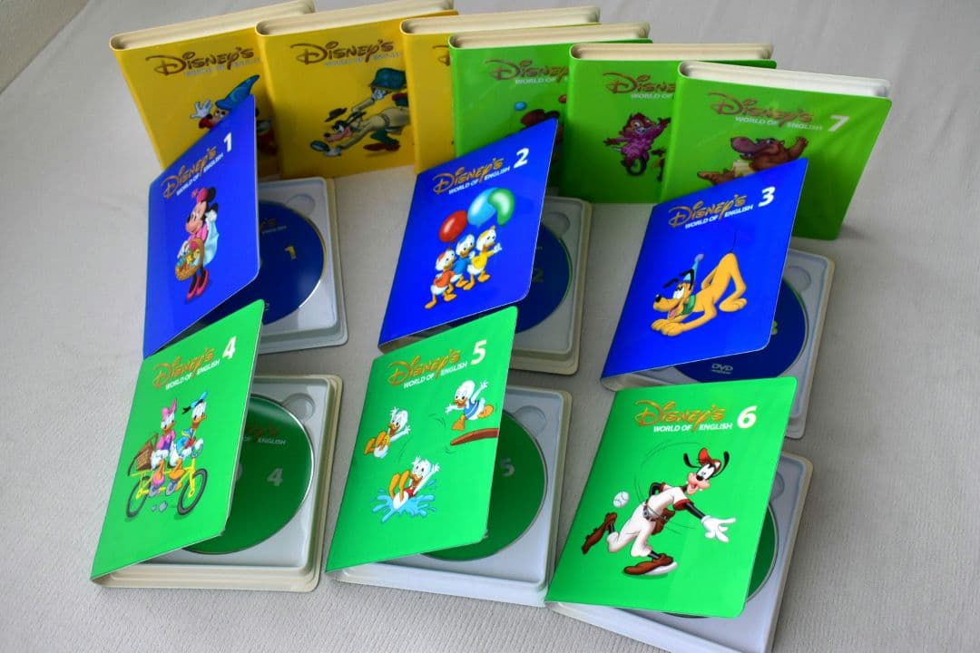 新品あり)ディズニー英語 ワールドファミリー　メインプログラム ストレートプレイ