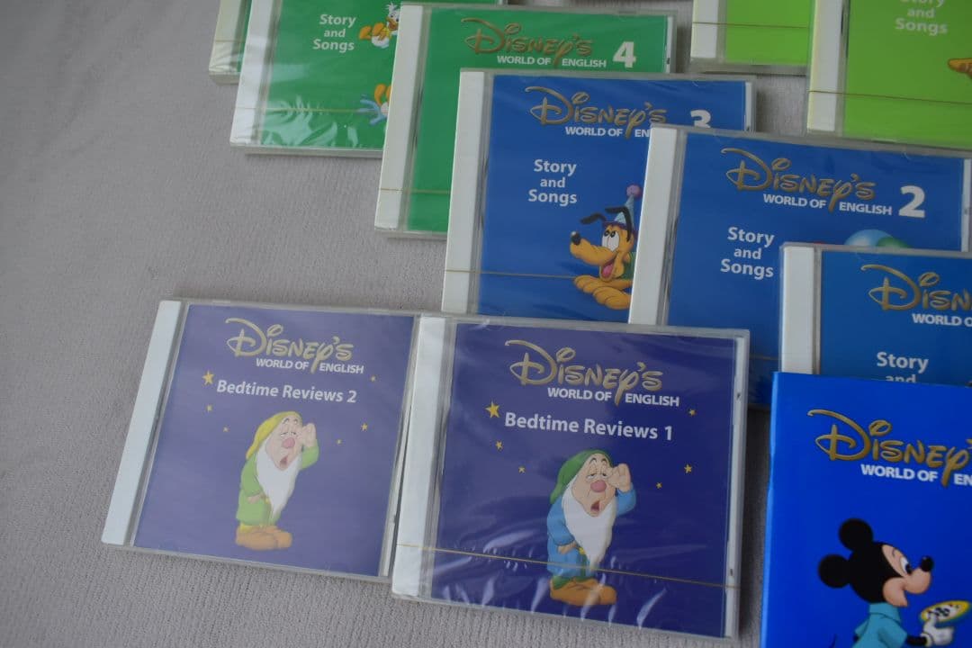 新品あり)ディズニー英語 ワールドファミリー　メインプログラム ストレートプレイ